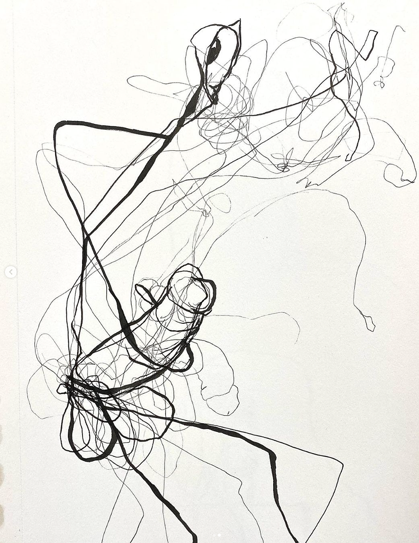 Exhausted summer. 2016 ink, 5.5” x 8.5” pencil on paper
